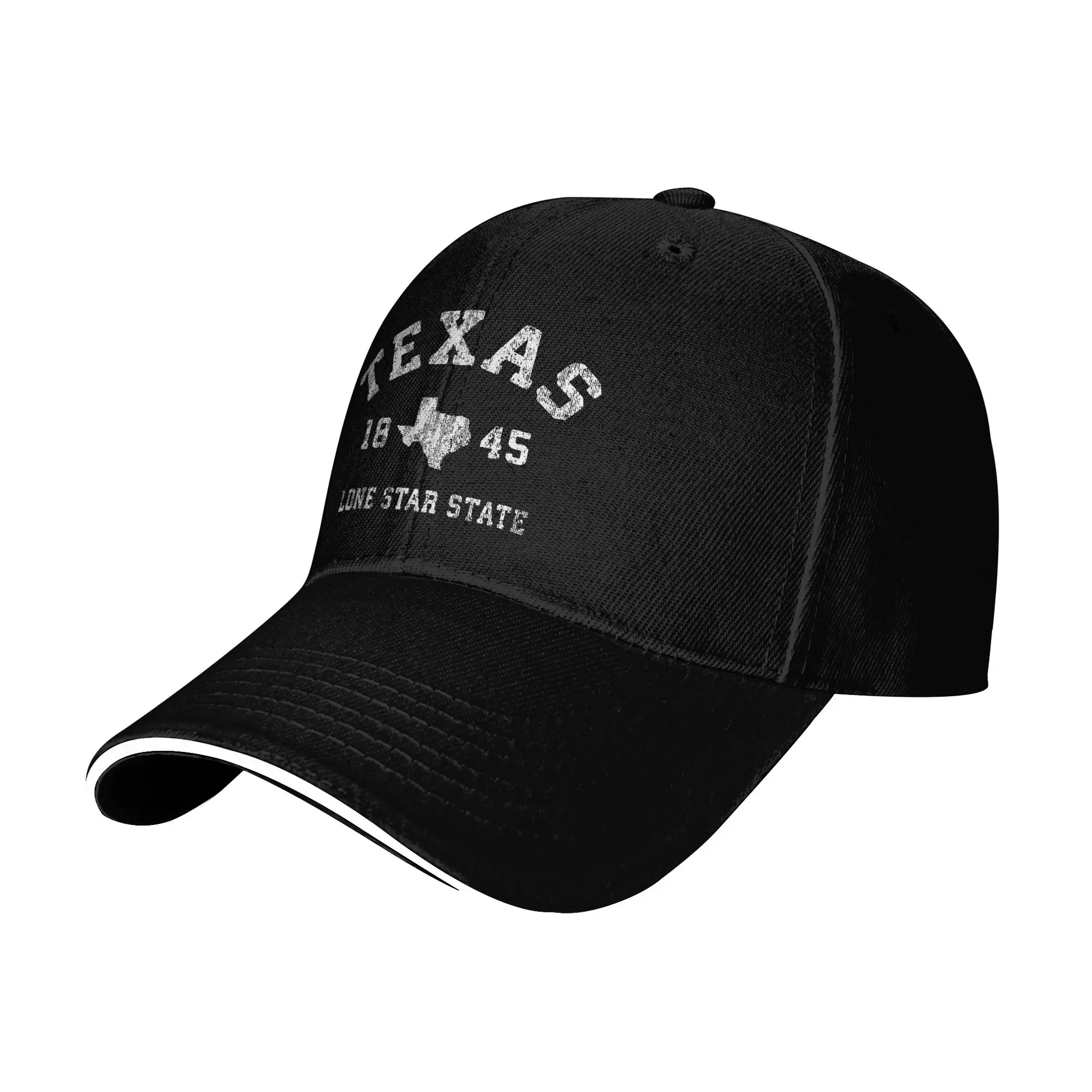 Outdoor Camping In Texas - Casquette de baseball délavée style Texas