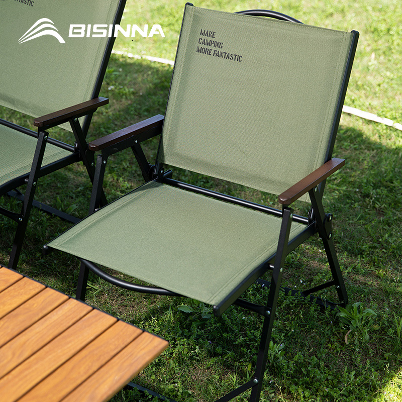 Outdoor Camping Lounge Chairs - BISINNA chaise de Camping pliante extérieure