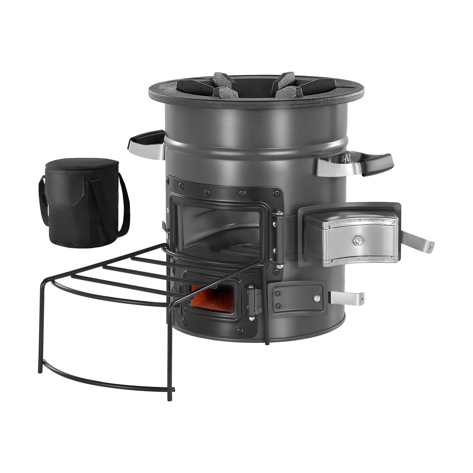 Camping Outdoor Or Indoor - Réchaud de camping portable à bois,