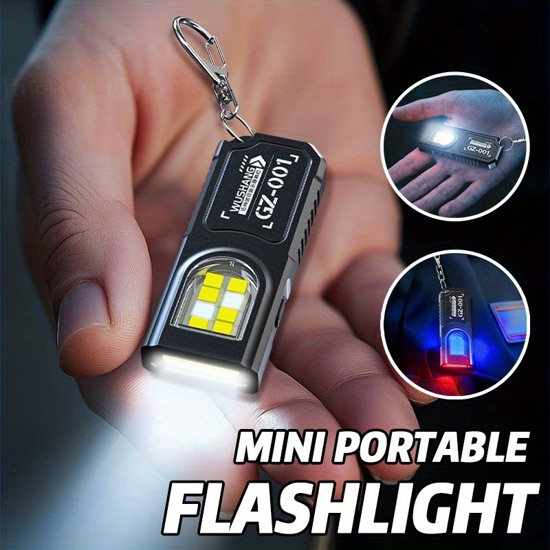 Outdoor Camping Adventure Lamp - Mini lampe torche LED COB puissante,