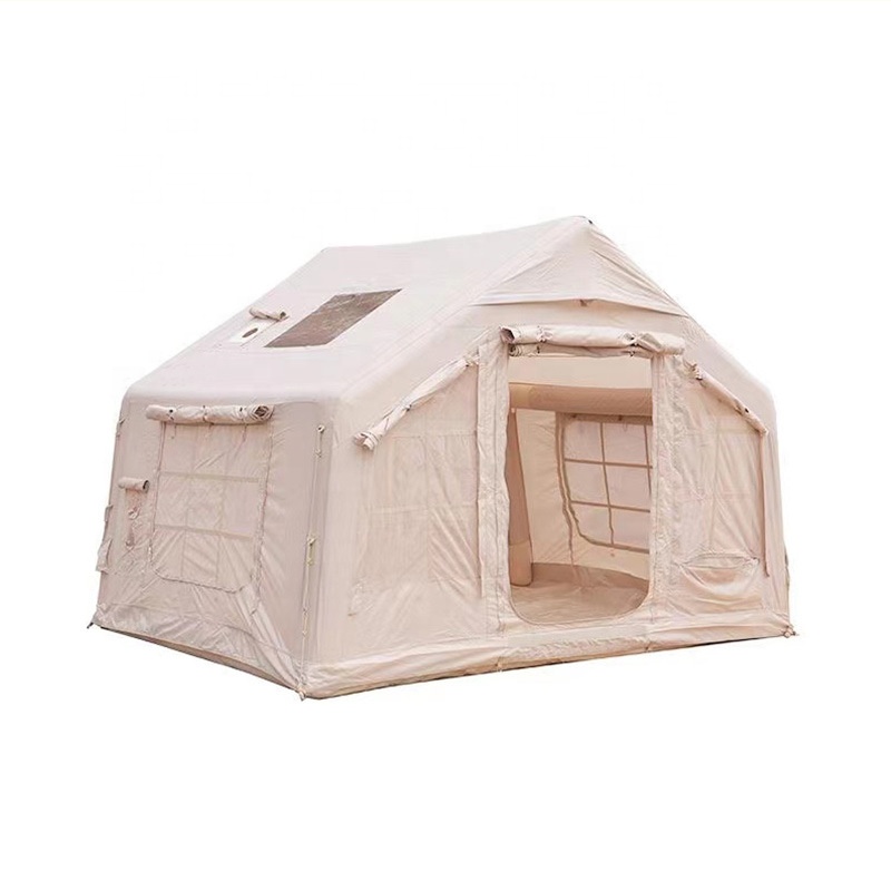 Outdoor Camping On Youtube - Tente gonflable automatique noire, grand Tube