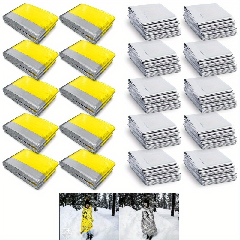 Emergency Mylar Blanket - Couverture d'isolation d'urgence en mylar, espace