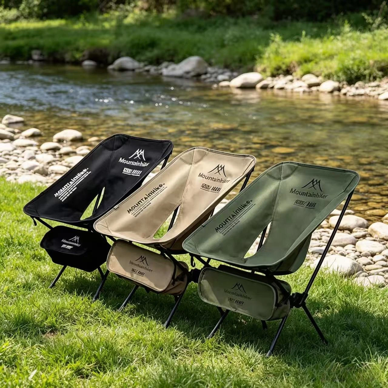 Outdoor Camping Lounge Chairs - Chaise pliante ultra-légère Moon Chair, portable,