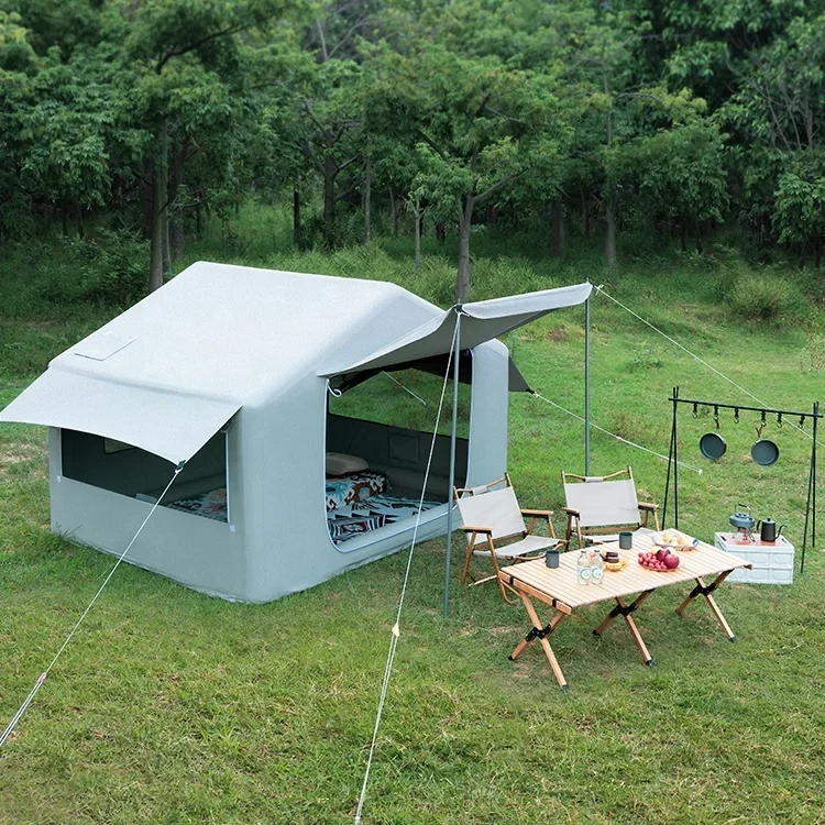 Outdoor Camping On Youtube - Tente de camping gonflable portable pour
