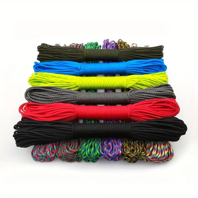 Outdoor Camping Umbrella - Paracorde 550 à 7 cœurs, 10m/20m/30m,