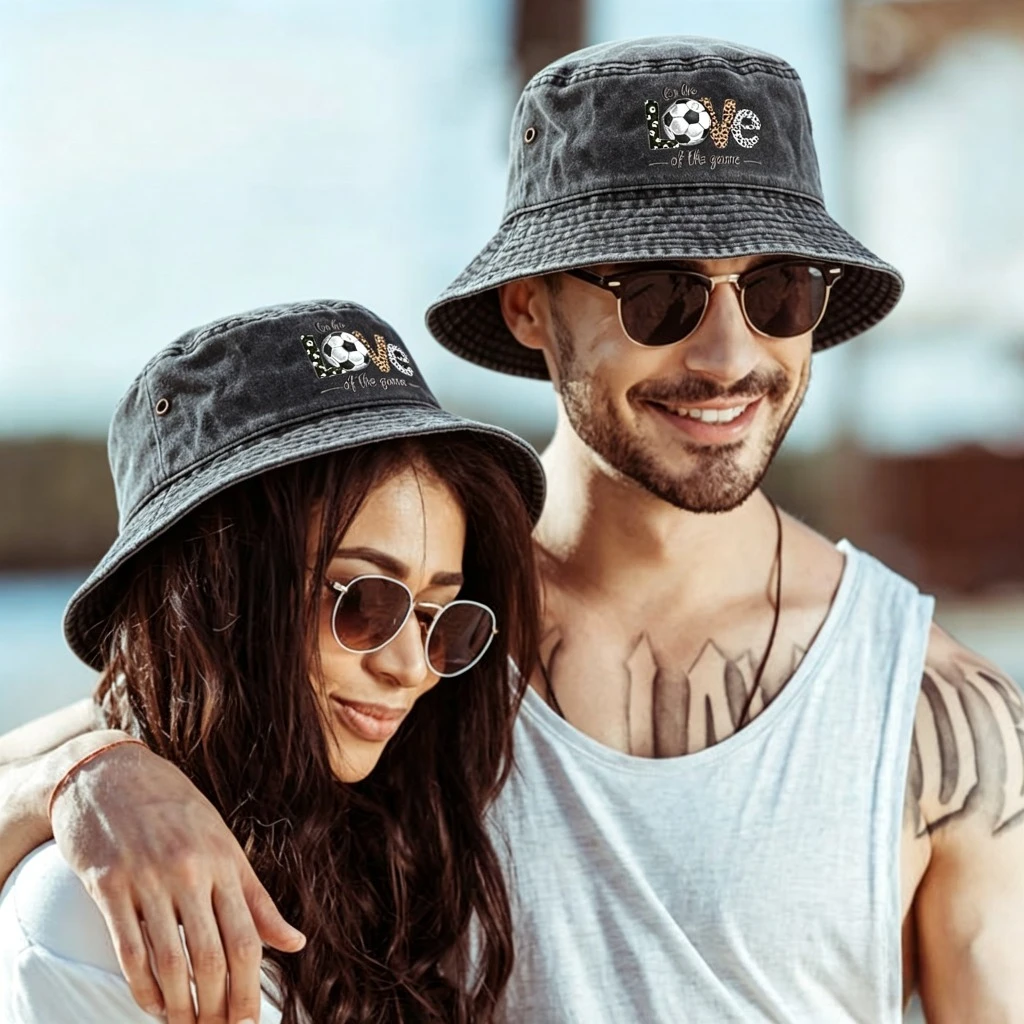 Outdoor Camping Decor Ideas - Chapeau bob unisexe avec imprimé ballon