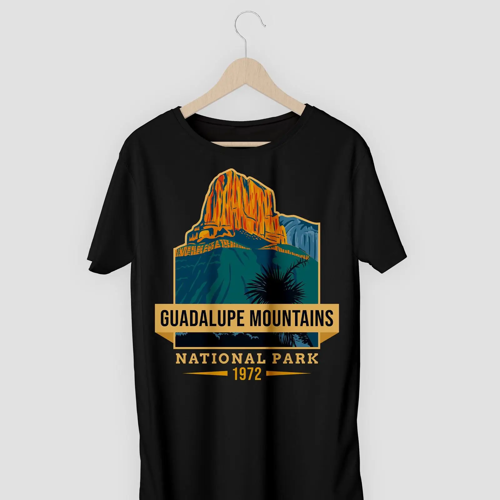 Outdoor Camping In Texas - T-shirt vintage du parc national des