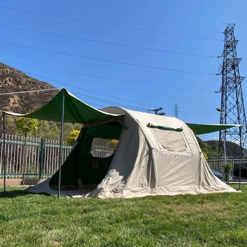Outdoor Camping On Youtube - Tente tunnel gonflable d'extérieur imperméable pour