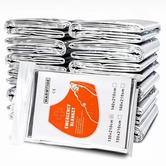 Emergency Mylar Blanket - Couverture thermique d'urgence en mylar, couverture