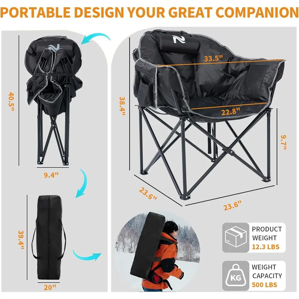 Chaise longue chauffante porta - Outdoor Camping Lounge Chairs avis et prix