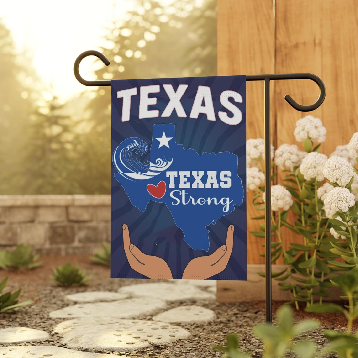 Drapeau de jardin Texas Strong - Outdoor Camping In Texas avis et prix