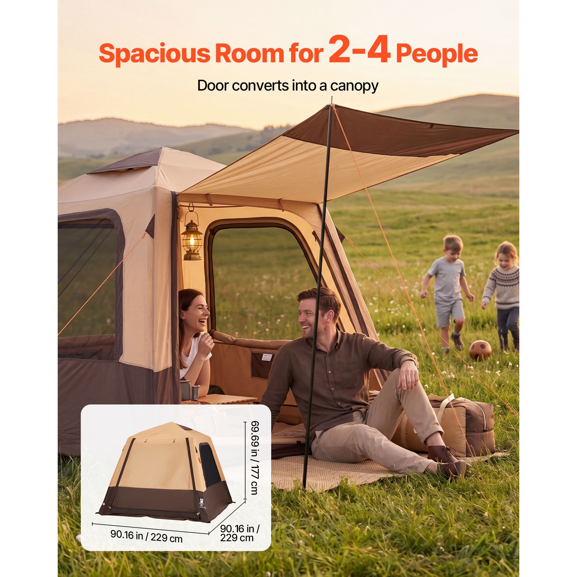 Tente de camping, tente cabane - Outdoor Camping On Youtube avis et prix
