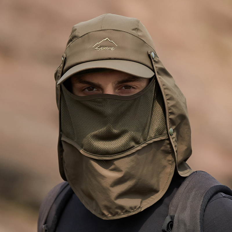 Chapeau de baseball imperméabl - Camping Outdoor Quick Drying Sun Neck Protection Cap Hat avis et prix