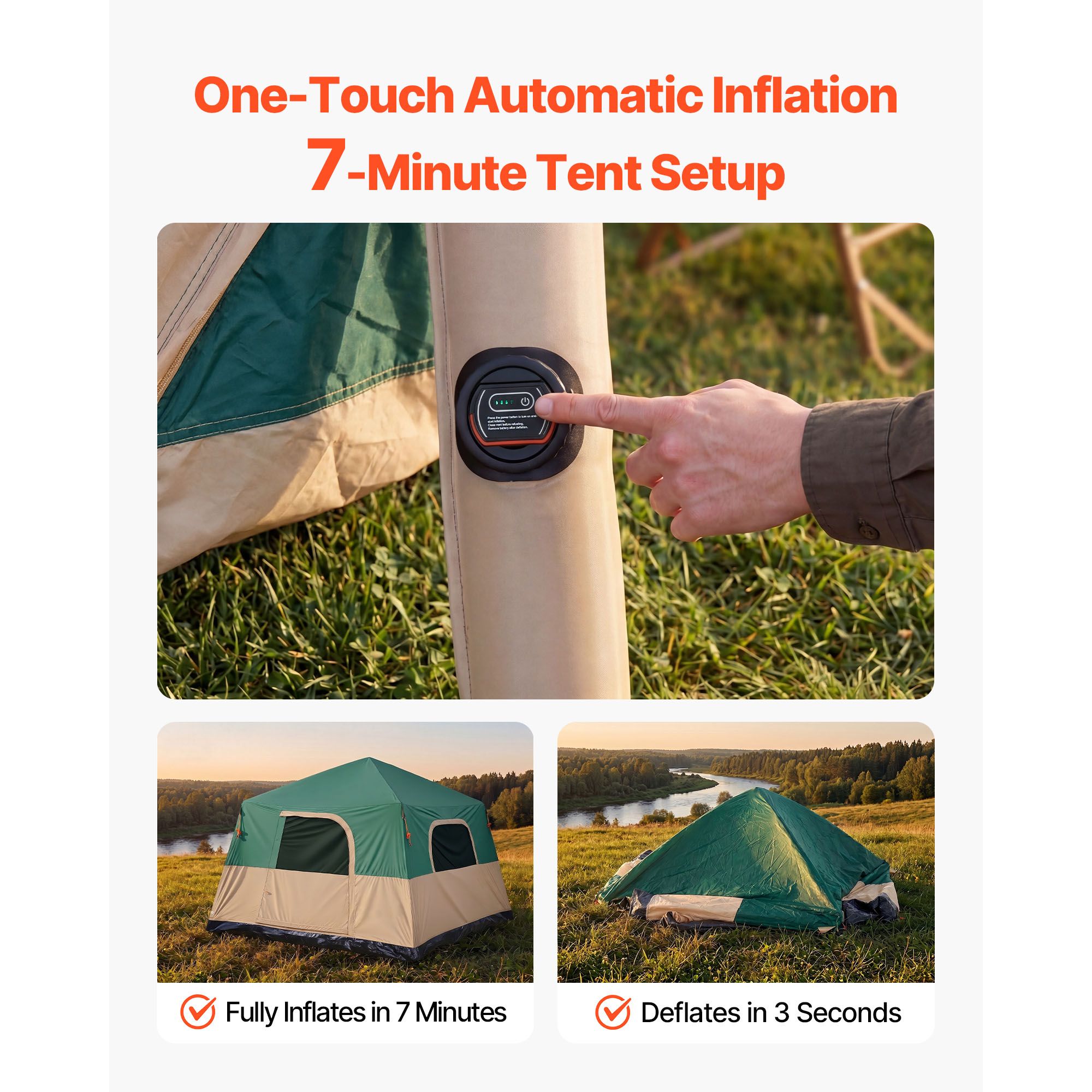 Tente de camping, tente cabane - Outdoor Camping On Youtube avis et prix
