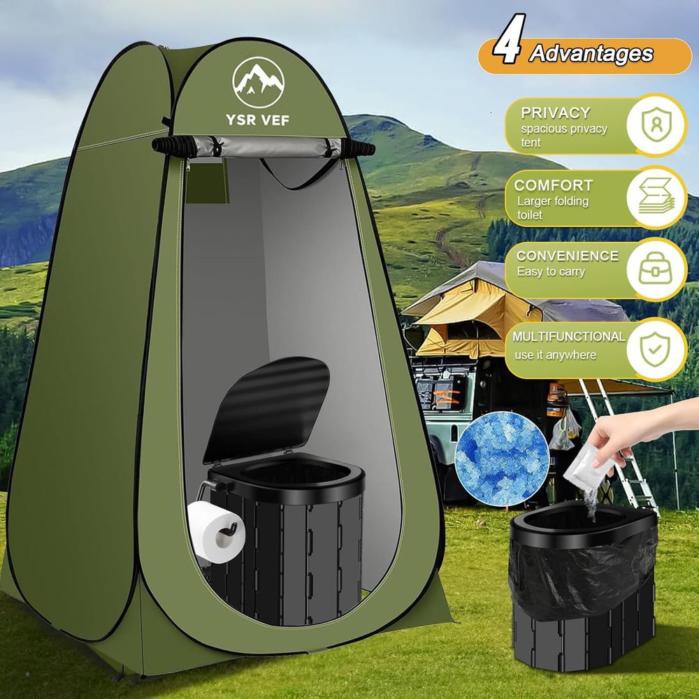 Kit de toilettes portables, to - Outdoor Camping Tent avis et prix