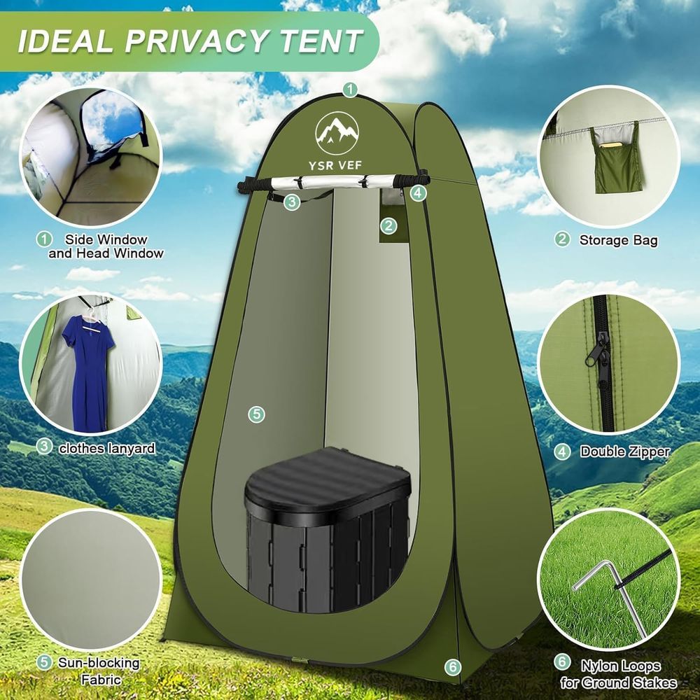Kit de toilettes portables, to - Outdoor Camping Tent avis et prix