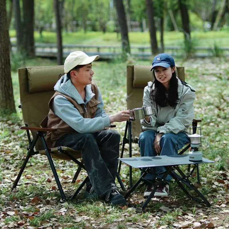 Chaise de camping pliante à do - Outdoor Camping Lounge Chairs avis et prix