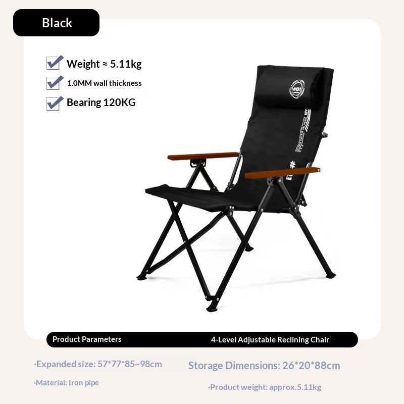 Chaise de camping pliante à do - Outdoor Camping Lounge Chairs avis et prix