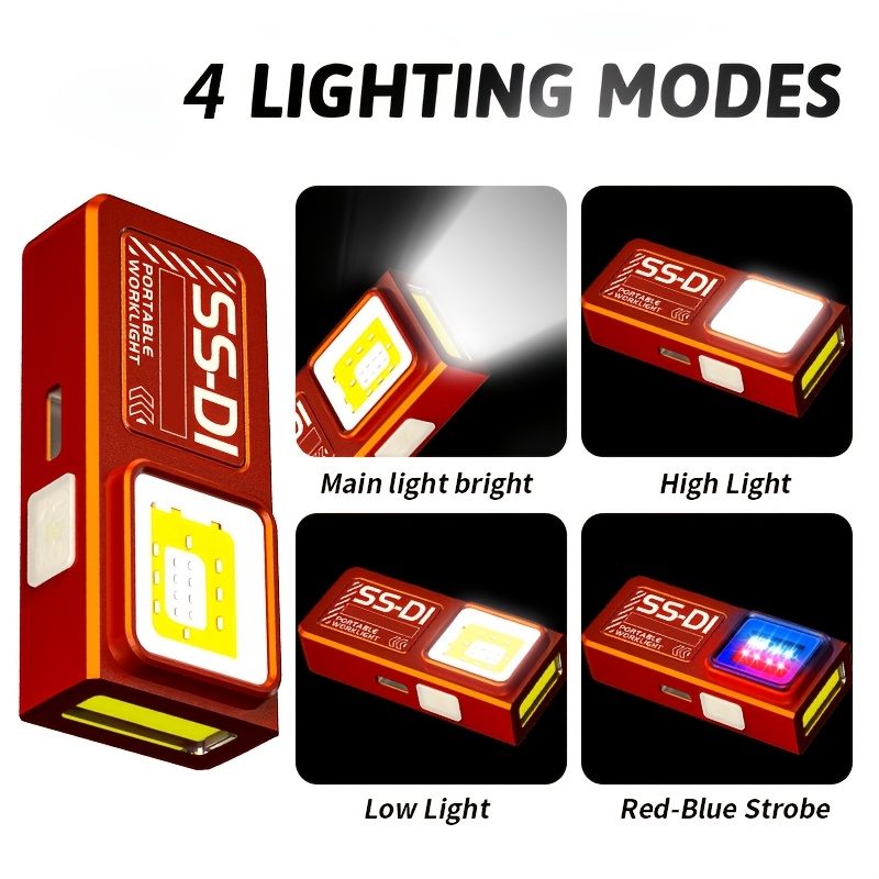 Mini lampe torche LED COB puis - Outdoor Camping Adventure Lamp avis et prix