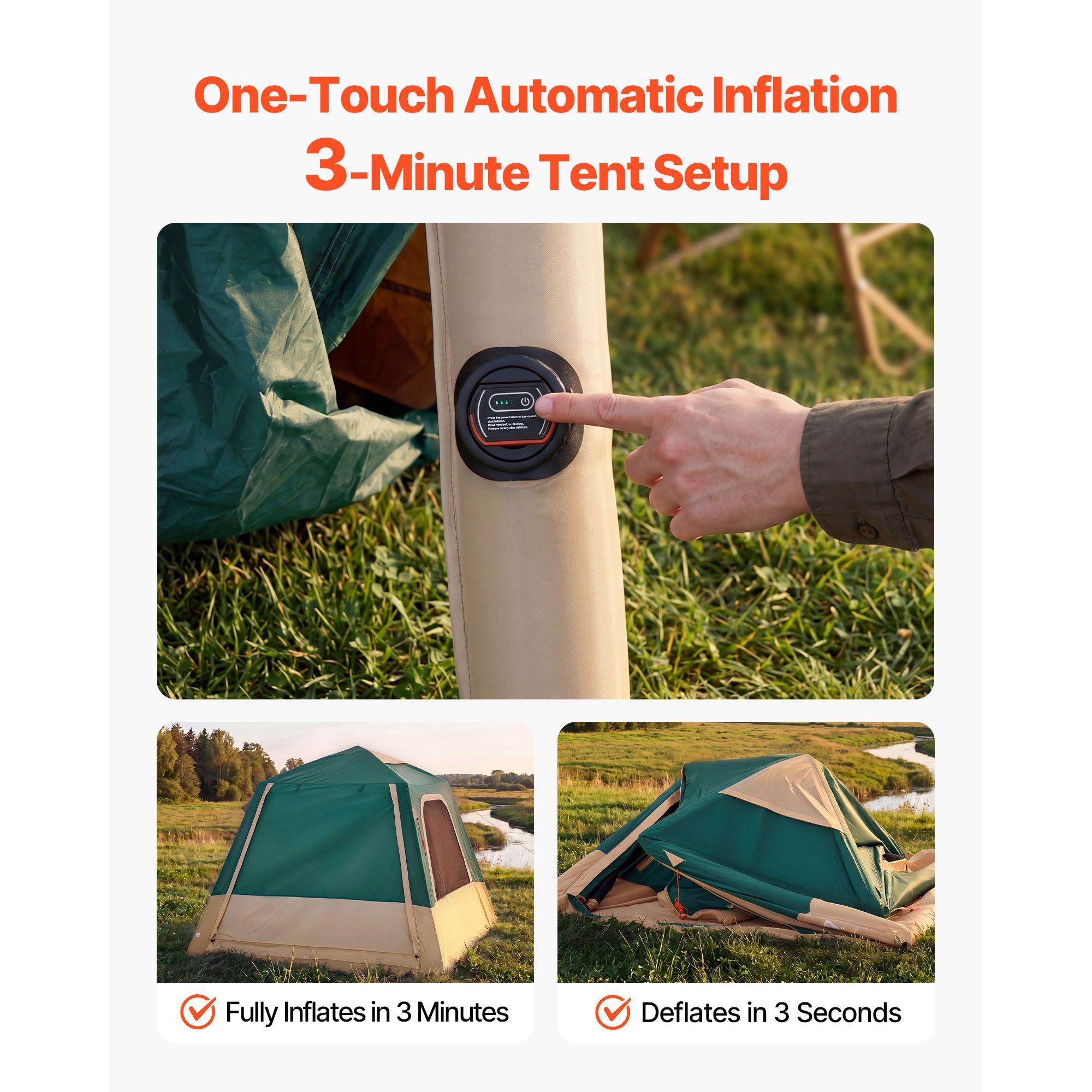 Tente de camping, tente cabane - Outdoor Camping On Youtube avis et prix
