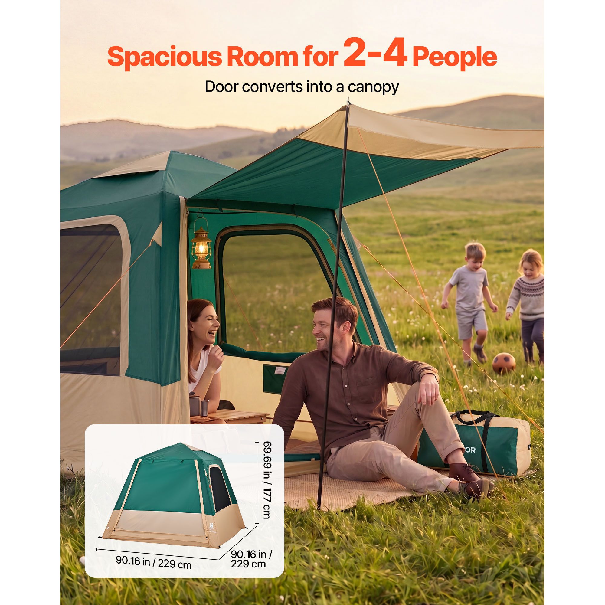 Tente de camping, tente cabane - Outdoor Camping On Youtube avis et prix