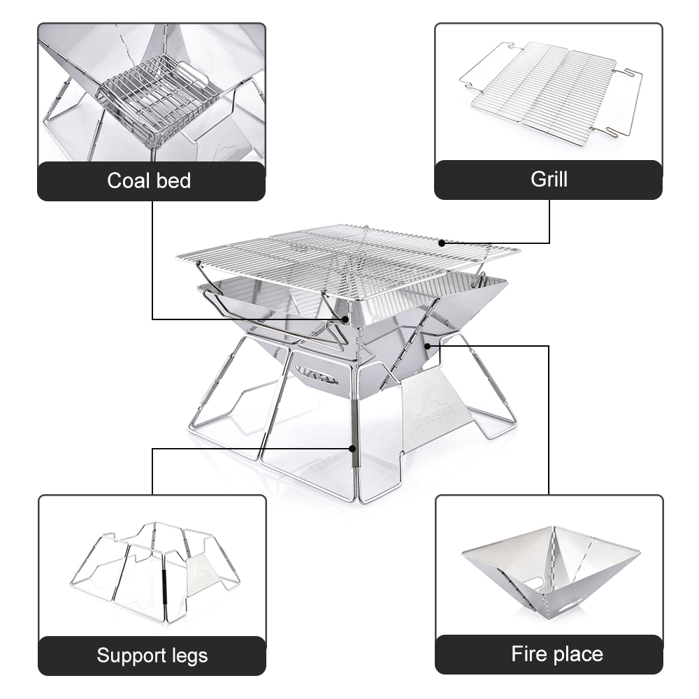 Widesea – gril de Camping coup - Survival Kit avis et prix