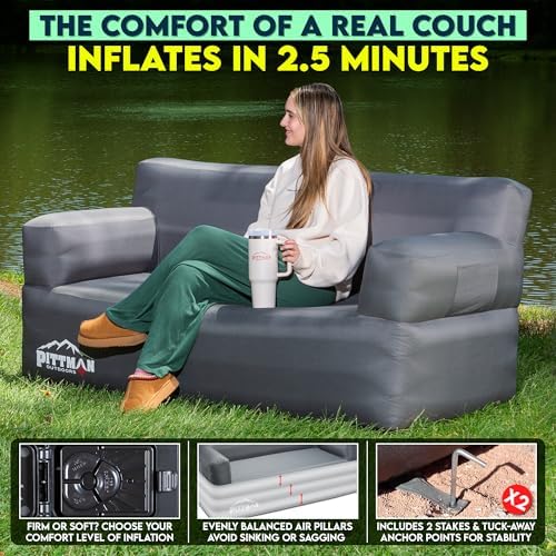 Pittman - Canapé gonflable ave - Camping Outdoor Or Indoor avis et prix