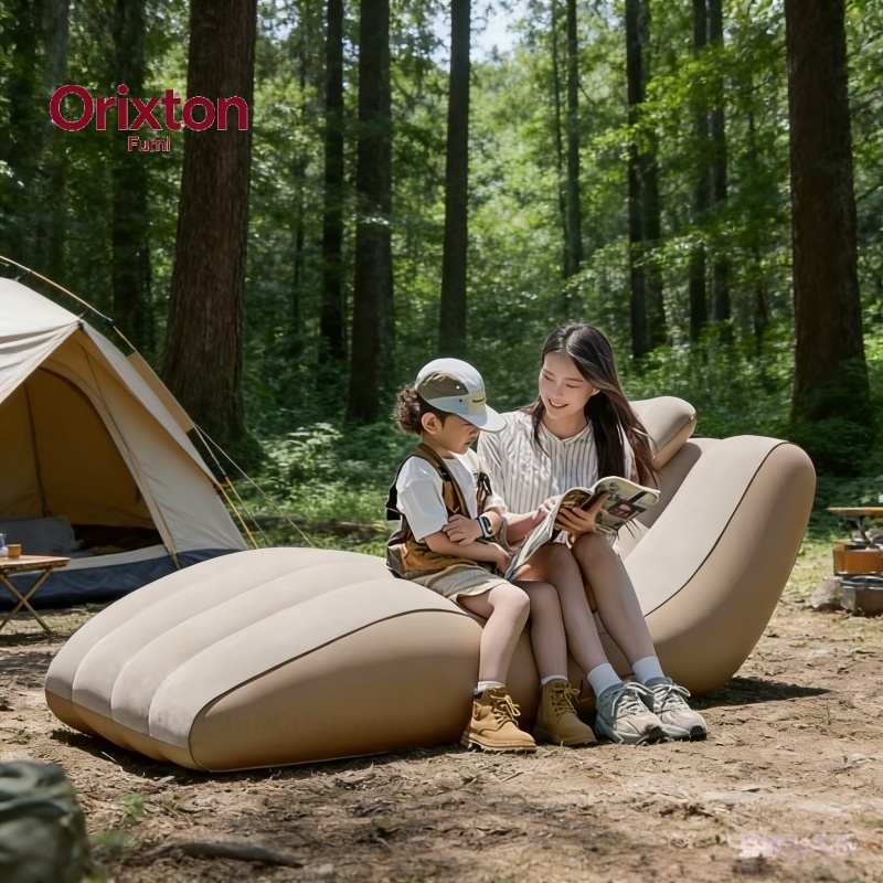 Chaise longue gonflable portab - Outdoor Camping Lounge Chairs avis et prix
