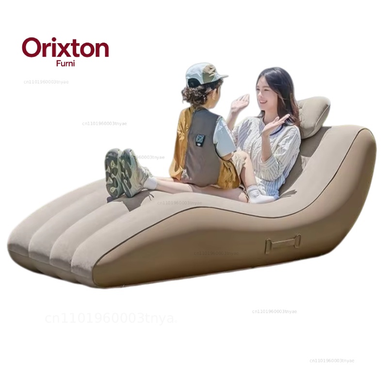 Chaise longue gonflable portab - Outdoor Camping Lounge Chairs avis et prix
