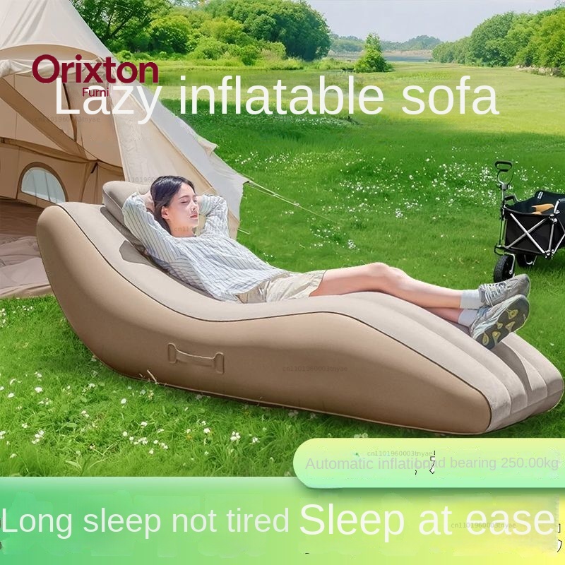 Chaise longue gonflable portab - Outdoor Camping Lounge Chairs avis et prix