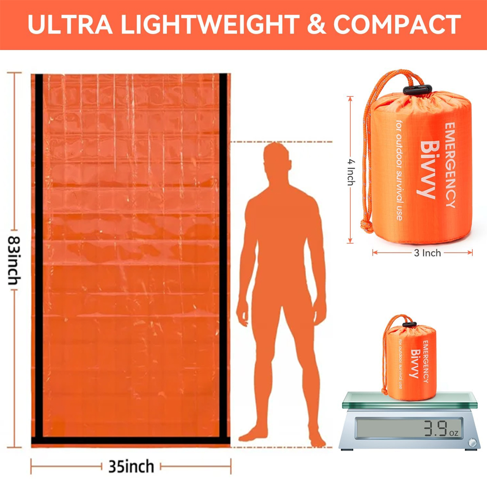 Sac de couchage d'urgence, cou - Emergency Mylar Blanket avis et prix