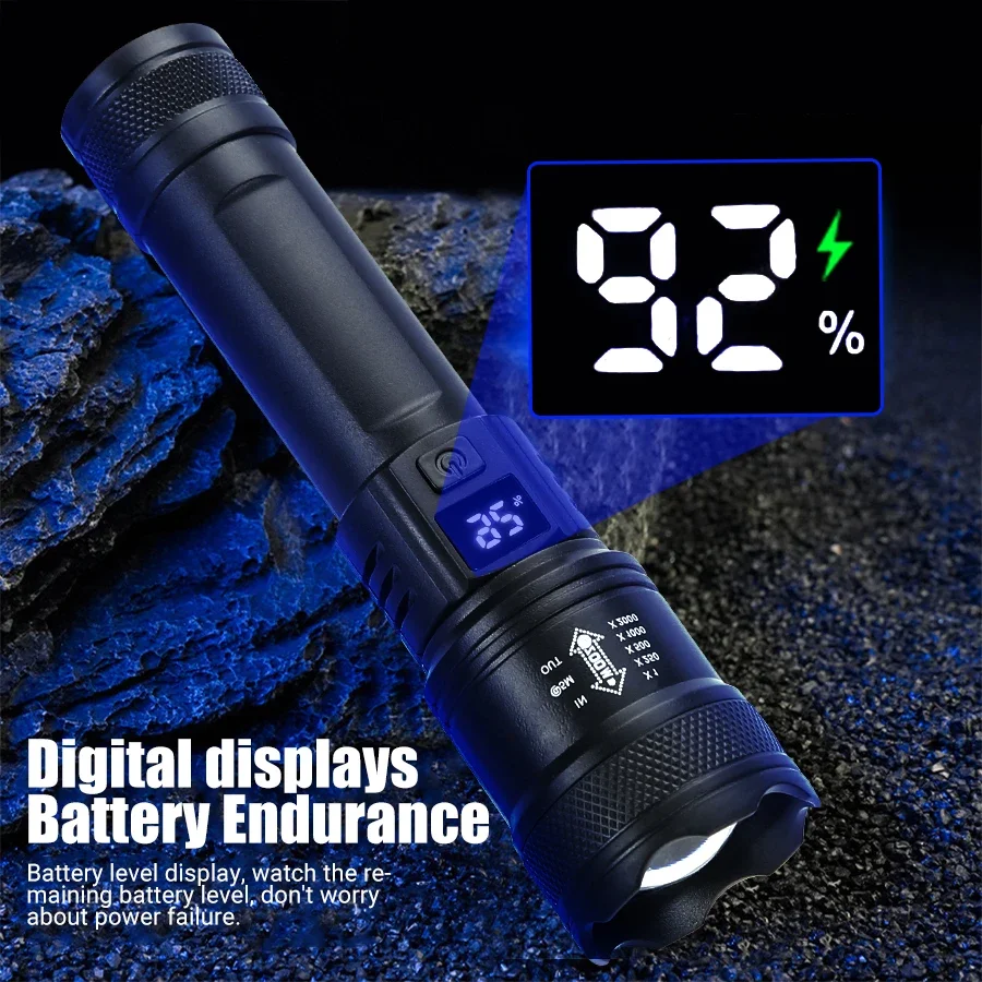 Lampe de poche LED avec affich - Outdoor Camping Adventure Lamp avis et prix