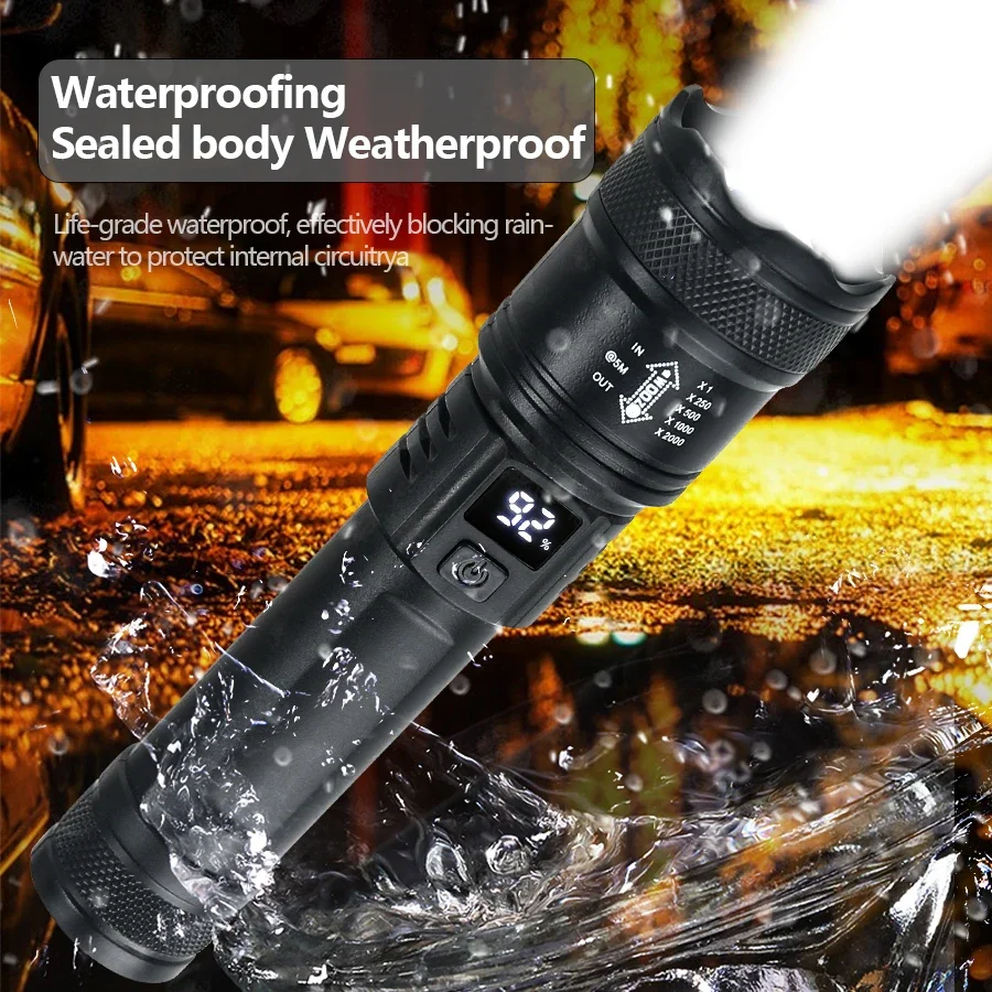 Lampe de poche LED avec affich - Outdoor Camping Adventure Lamp avis et prix