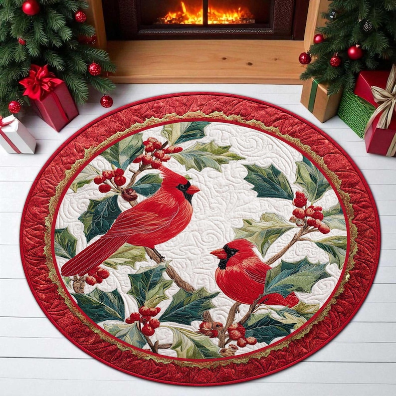 Paillasson rond de Noël Cardin - Outdoor Camping Decor Ideas avis et prix
