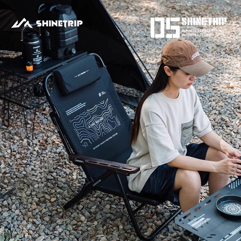 ShineTrip chaise longue pliant - Outdoor Camping Lounge Chairs avis et prix