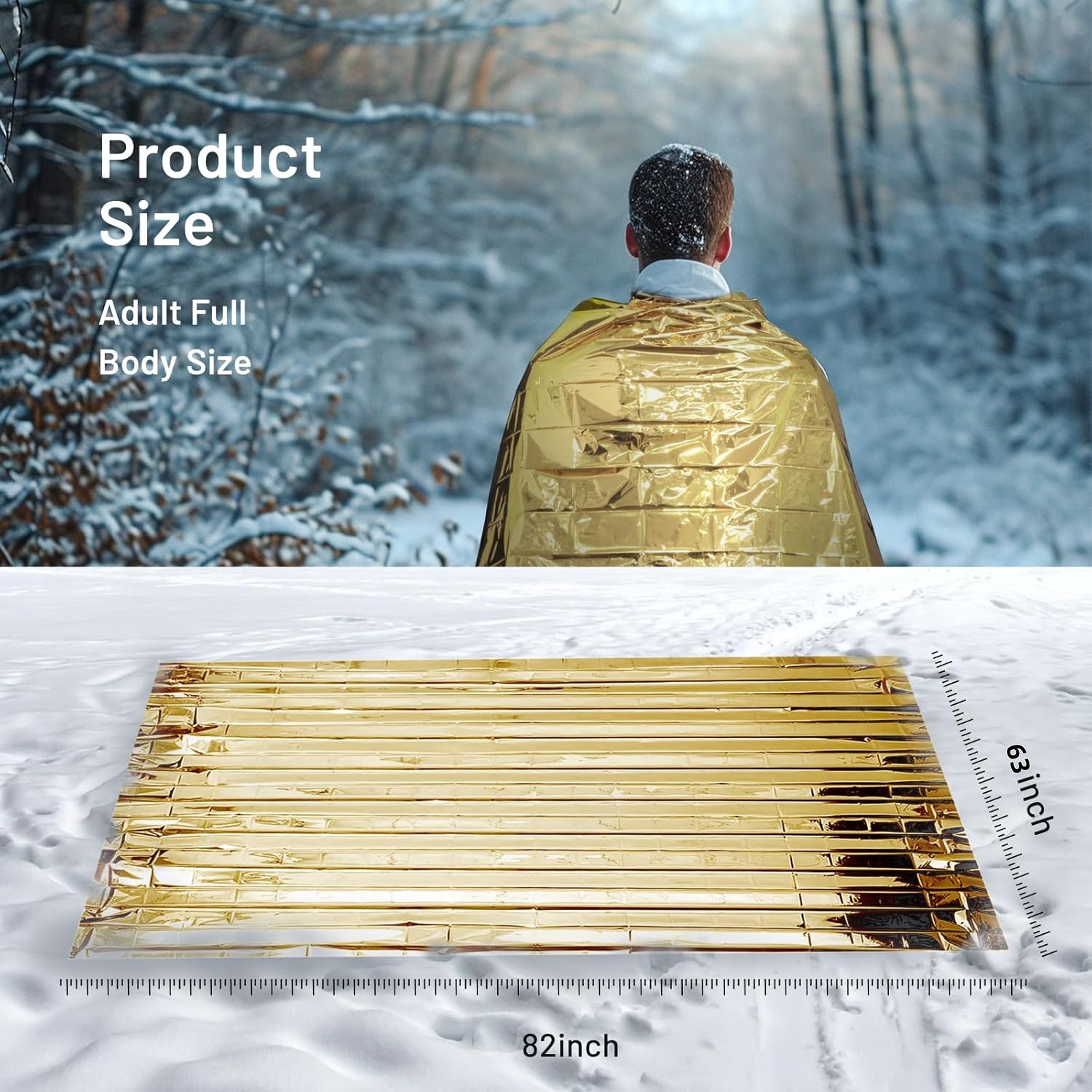 Couverture de survie d'urgence - Emergency Mylar Blanket avis et prix