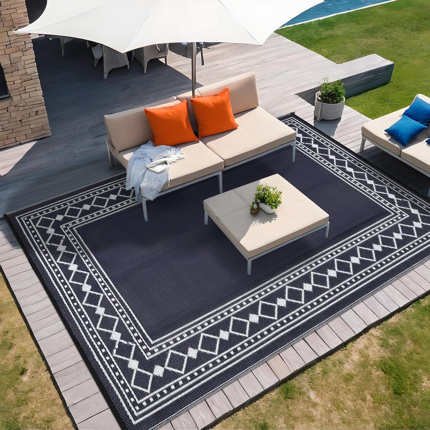 Tapis d'extérieur 9x18 – Tapis - Outdoor Camping Rugs 9X18 avis et prix