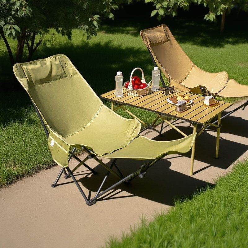 Chaise Moon avec quatre repose - Outdoor Camping Lounge Chairs avis et prix