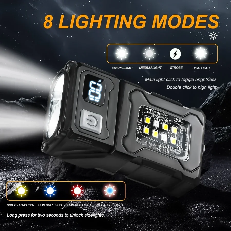 Lampe de poche LED COB Portabl - Outdoor Camping Adventure Lamp avis et prix