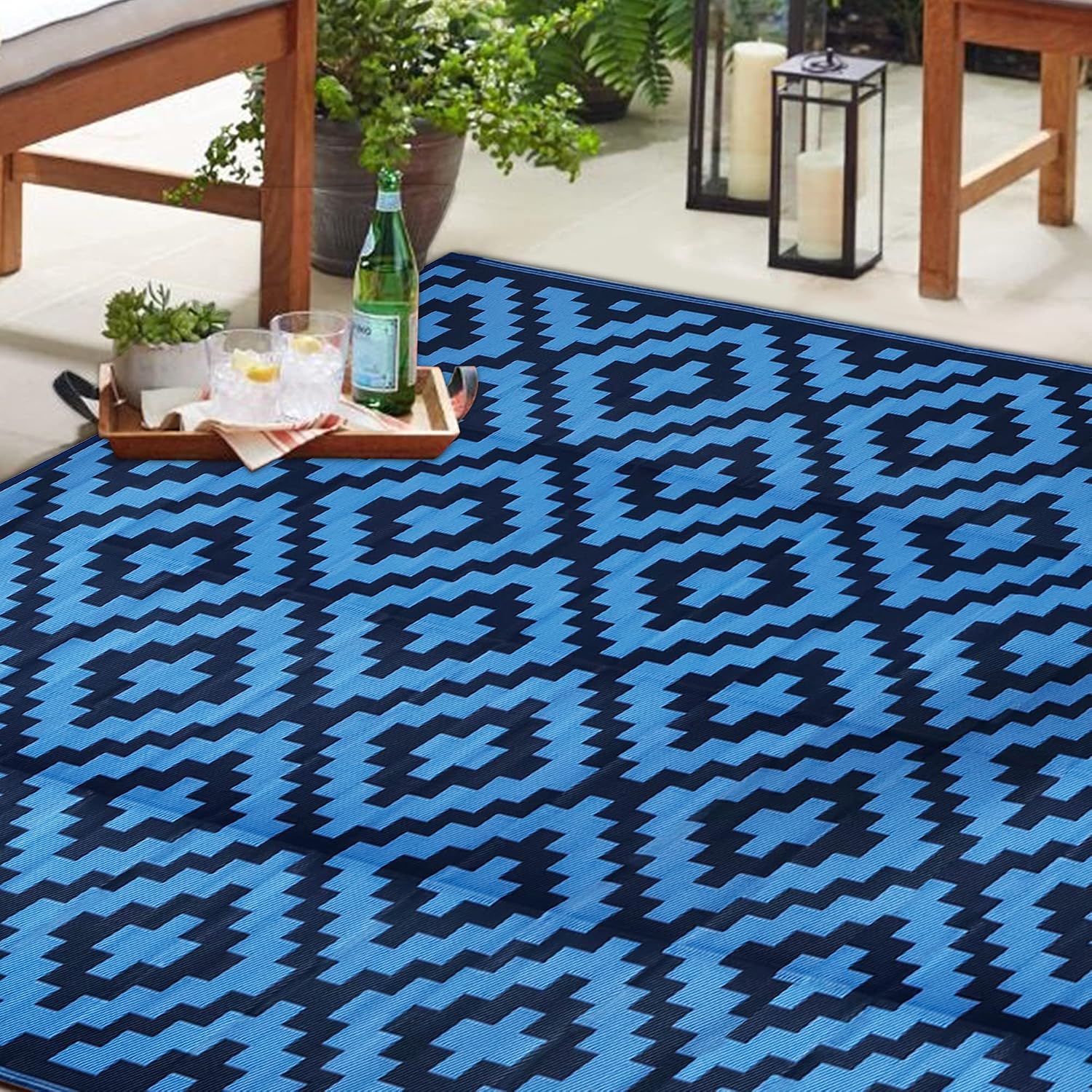 Tapis d'extérieur imperméable  - Outdoor Camping Rugs 9X18 avis et prix
