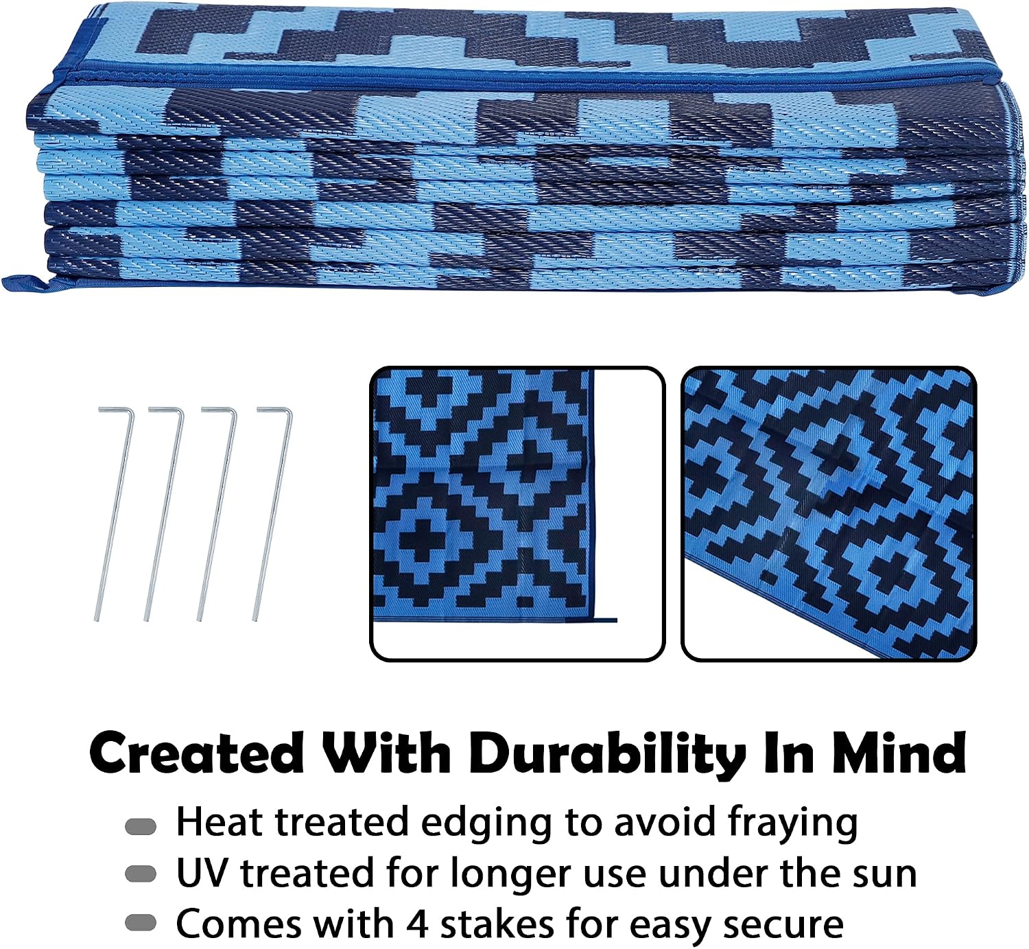 Tapis d'extérieur imperméable  - Outdoor Camping Rugs 9X18 avis et prix