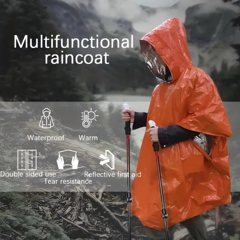 Manteau de pluie multifonction - Emergency Mylar Blanket avis et prix