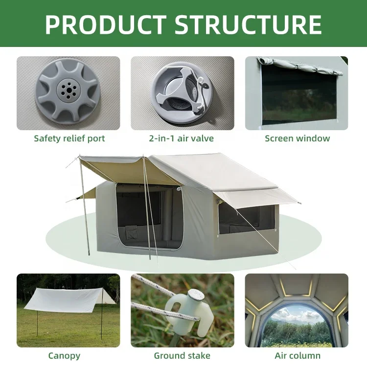 Tente de camping gonflable por - Outdoor Camping On Youtube avis et prix