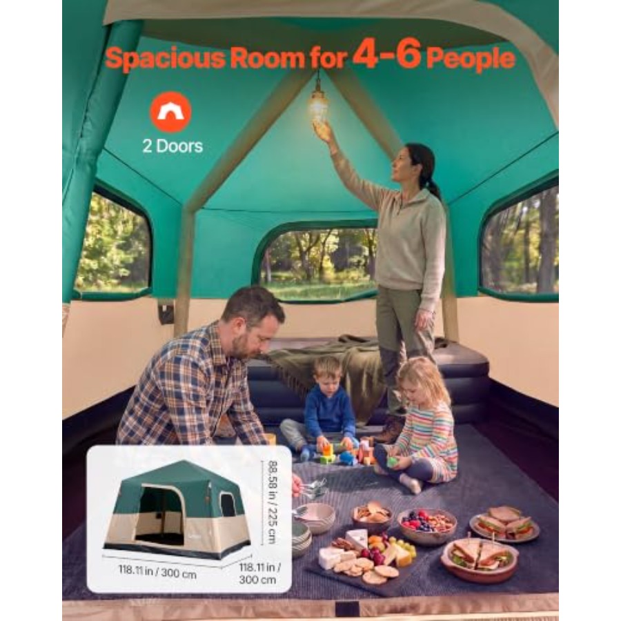 Tente de camping familiale pou - Outdoor Camping On Youtube avis et prix