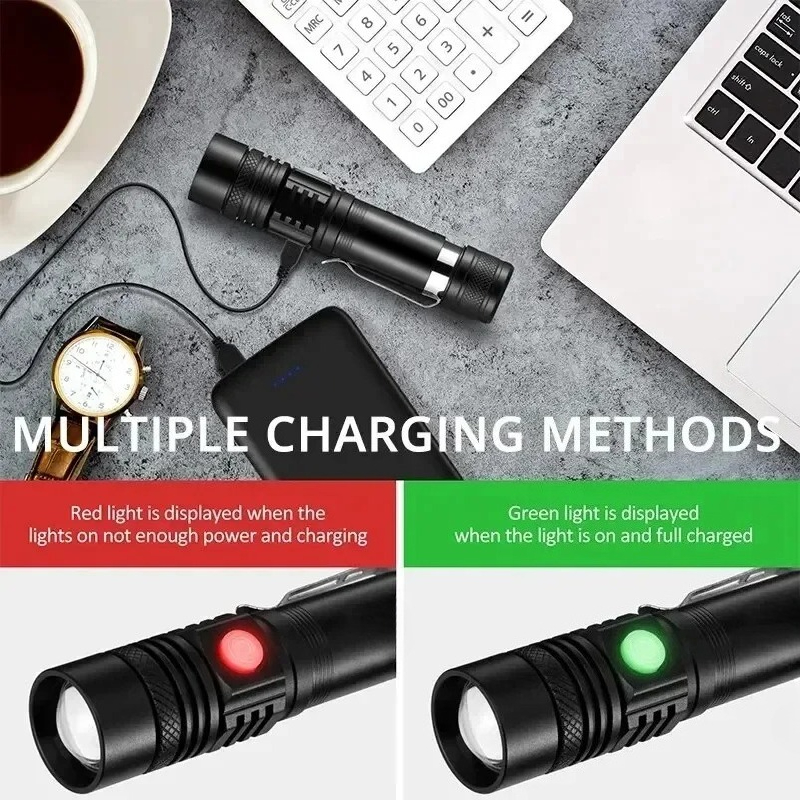 Lampe torche LED T6 rechargeab - Outdoor Camping Adventure Lamp avis et prix