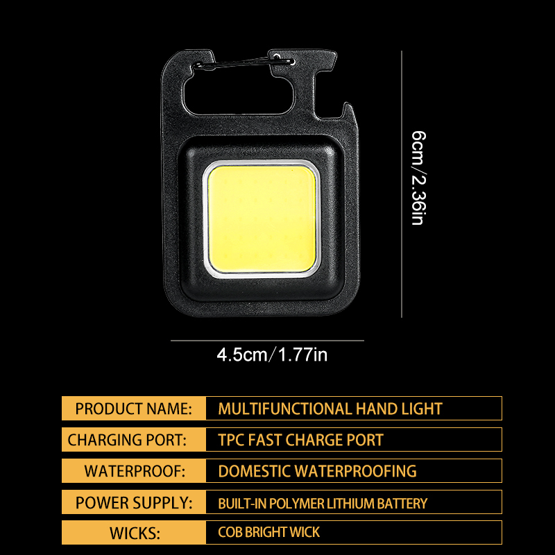 Lampe de poche MINI COB à clé, - Outdoor Camping Adventure Lamp avis et prix