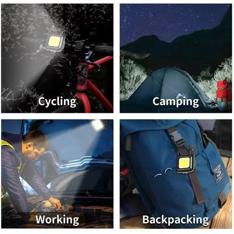 Lampe de poche MINI COB à clé, - Outdoor Camping Adventure Lamp avis et prix